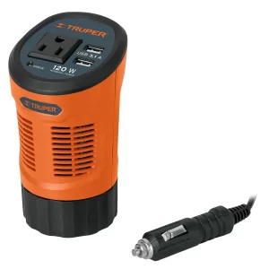 Inversor De Corriente 120W Tipo Vaso Usb Ref. 15725 Truper